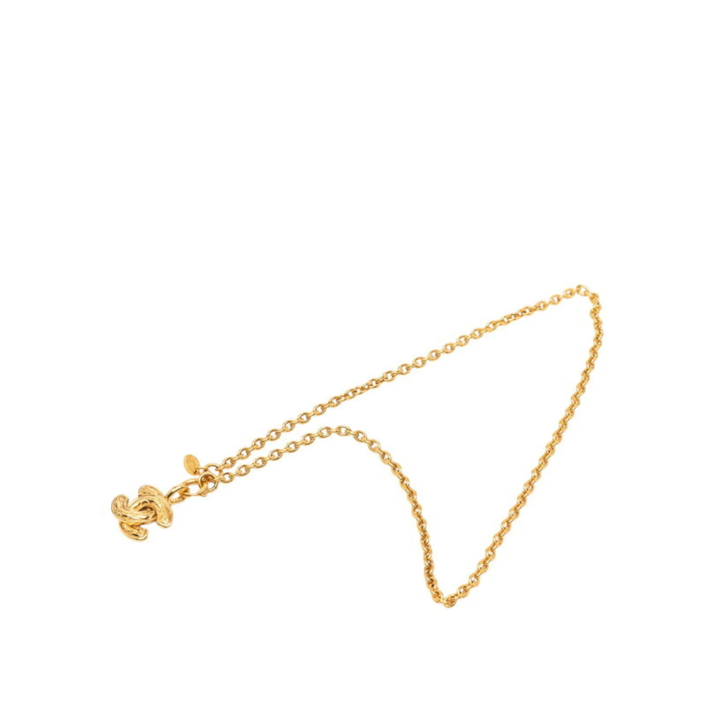 CHANEL Gold Logo Necklace - Picture 4 of 6
